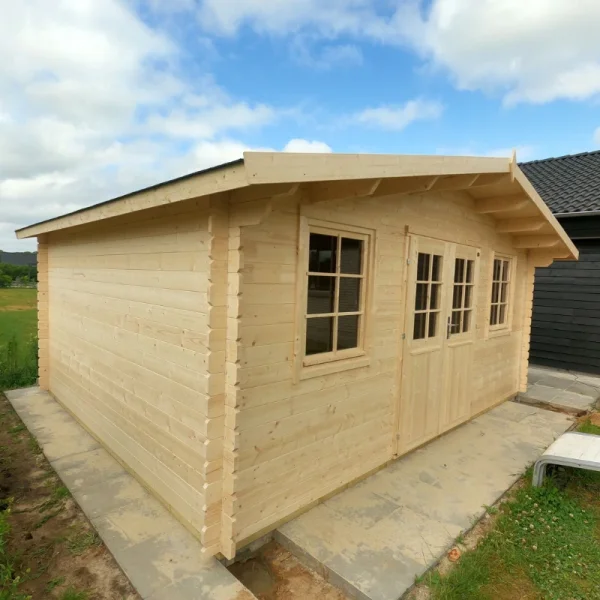 Birkerd havehus i ubehandlet tr p 18,2m2