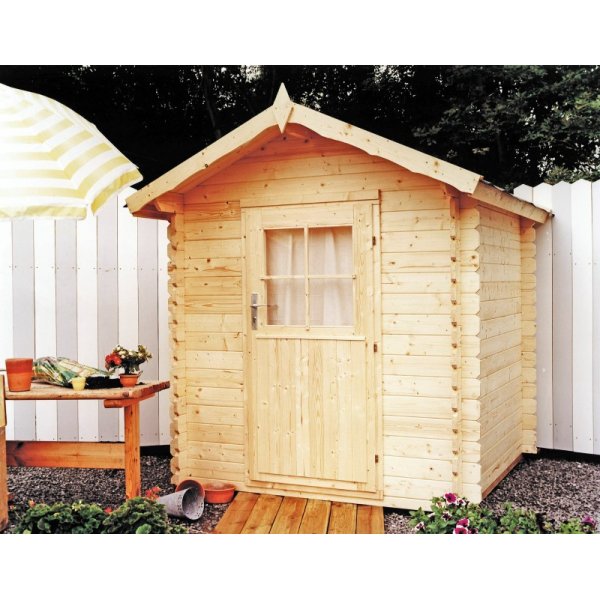 Bjert redskabsskur p 3,2m2 i ubehandlet tr