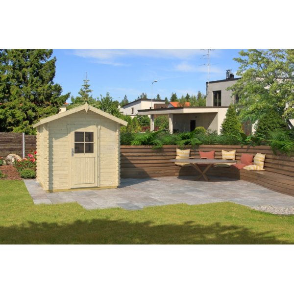 Bjert redskabsskur p 3,2m2 i ubehandlet tr