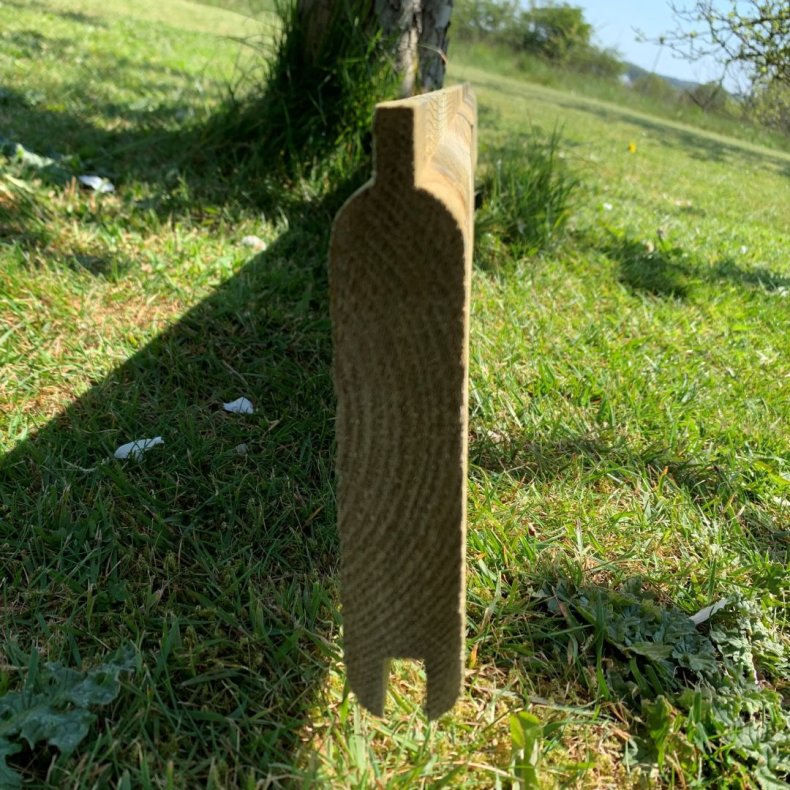 Grnt trykimprgneret systemhegn med systemstolper - Guldklasse