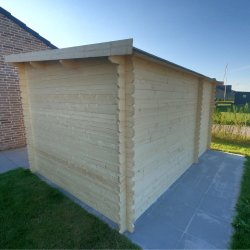 Redskabsskur Borup 9 m&sup2; med 2 rum, enkelt- og dobbeltdr - Guldklasse