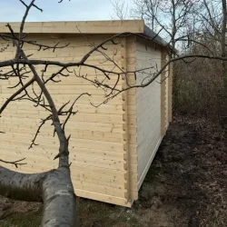 Redskabsskur Borup 9 m&sup2; med 2 rum, enkelt- og dobbeltdr - Guldklasse