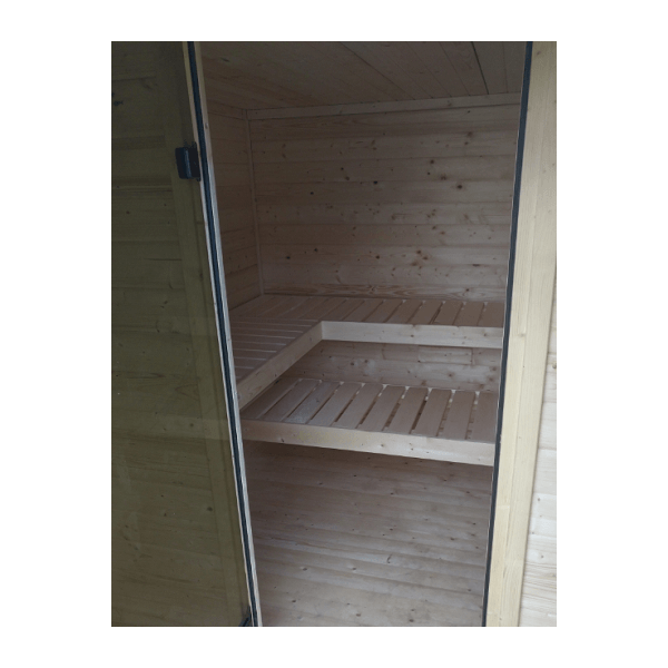 Sauna hytte Bosse 231x273x235cm BxLxH (ca. 6,3m2)