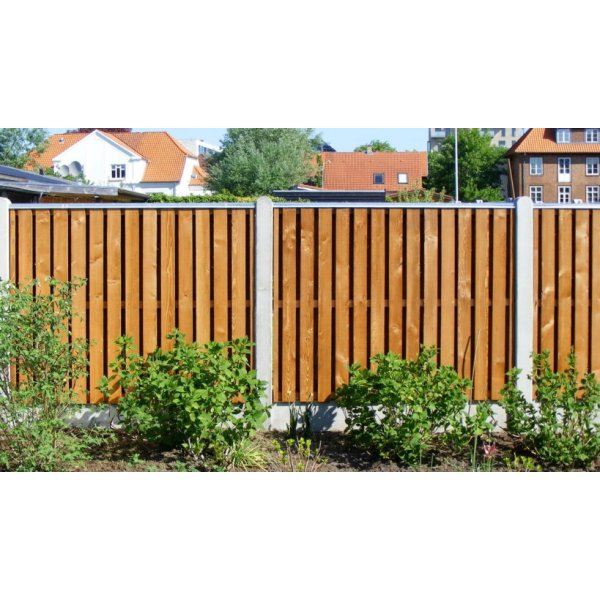 Brddehegn lodret, grn trykimp. Gran 189x60cm (90cm over jord)