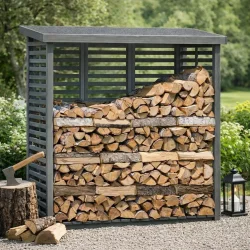 Br�ndeskur model 4 � i trykimpr�gneret gr� tr�