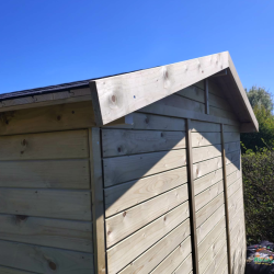 Redskabsskur i elementer � model Br�gge 6,3 m� - S�lvklasse