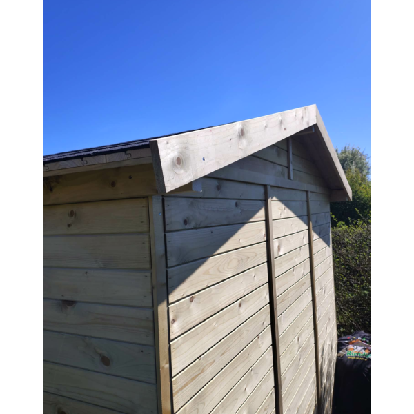 Redskabsskur i elementer � model Br�gge 6,3 m� - S�lvklasse