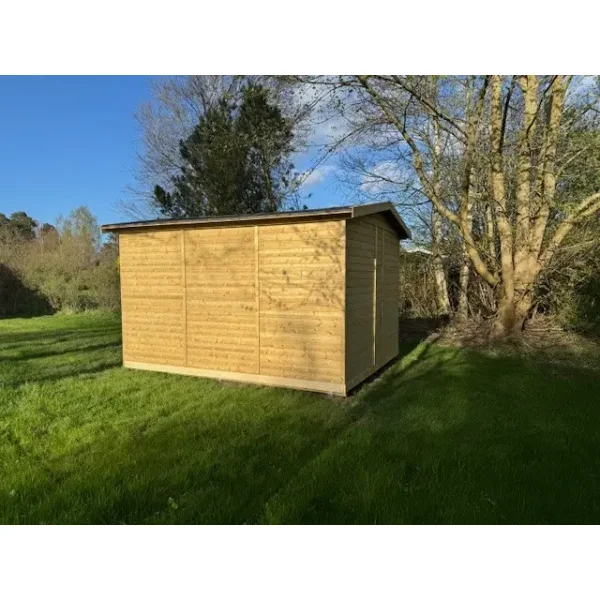 Slvklasse: Redskabsskur i elementer &#150; model Br&uuml;gge 8,5 m&sup2;