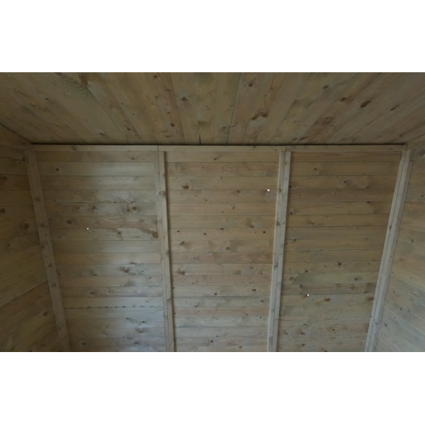 Redskabsskur i elementer &#150; model Br&uuml;gge 6,3 m&sup2; - Slvklasse