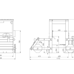 Buggy leget�rn teak malet
