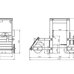Buggy leget�rn teak malet