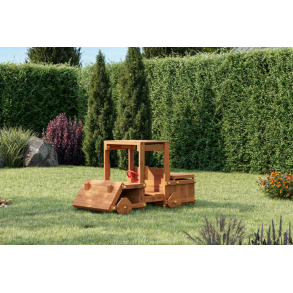 Kopi af Loco express leget�rn teak farvet med gr�n rutsjebane