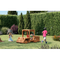 Buggy leget�rn teak malet