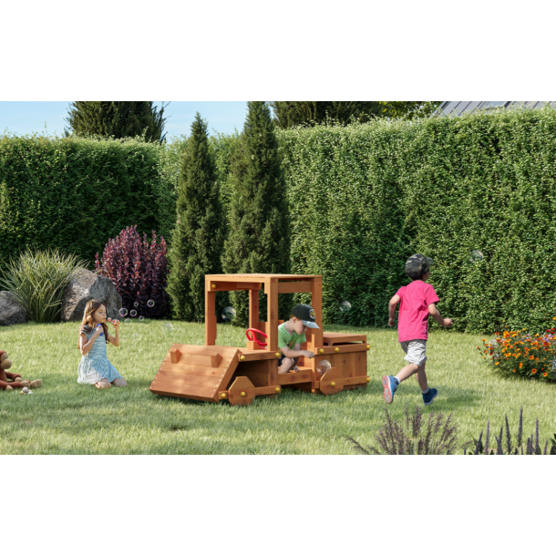 Buggy leget�rn teak malet