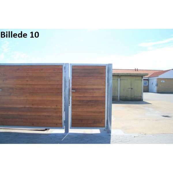 Enkeltlåge med rukolås i bredde 90cm x H