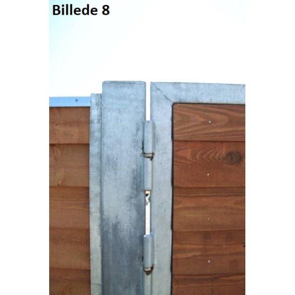 Enkeltlåge med rukolås i bredde 90cm x H