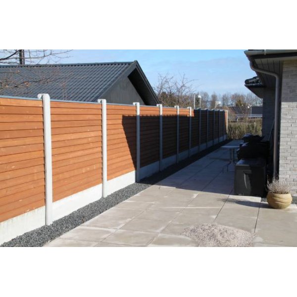 Bullklink - lngde 188,4 cm Teak grundmalet