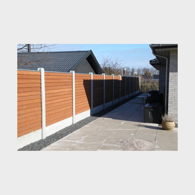 Bullklink teak grundmalet brt - lngde 188,4 cm