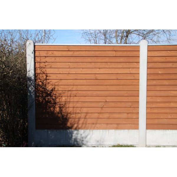 Bullklink - lngde 188,4 cm Teak grundmalet