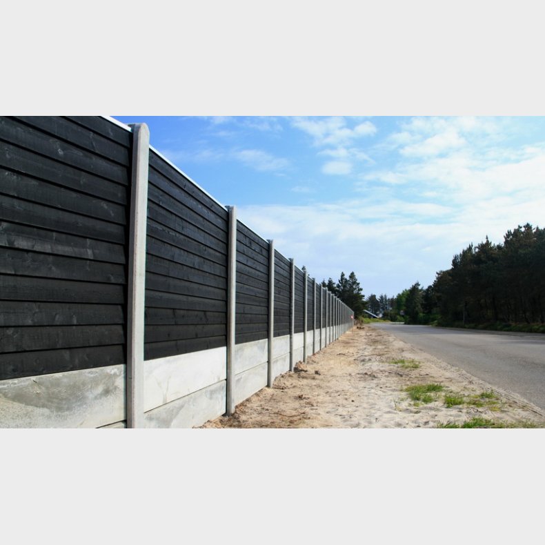 Bullklink sort grundmalet brt - lngde 188,4 cm