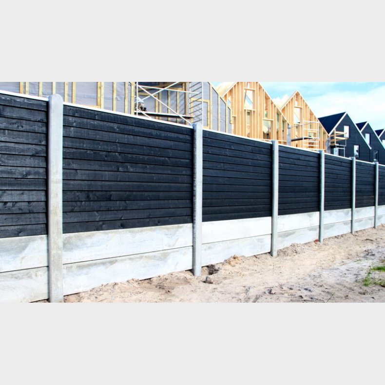 Bullklink sort grundmalet brt - lngde 188,4 cm