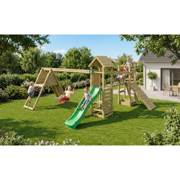 Carnival leget�rn trykimpr�gneret med gr�n rutsjebane