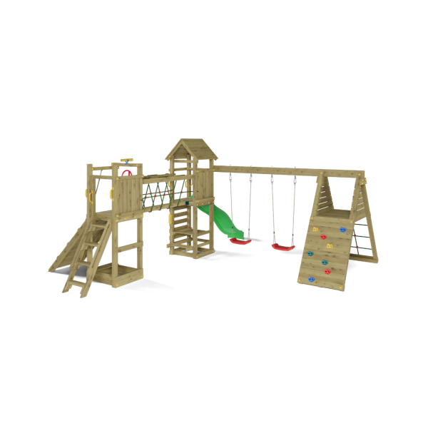 Carnival leget�rn trykimpr�gneret med gr�n rutsjebane