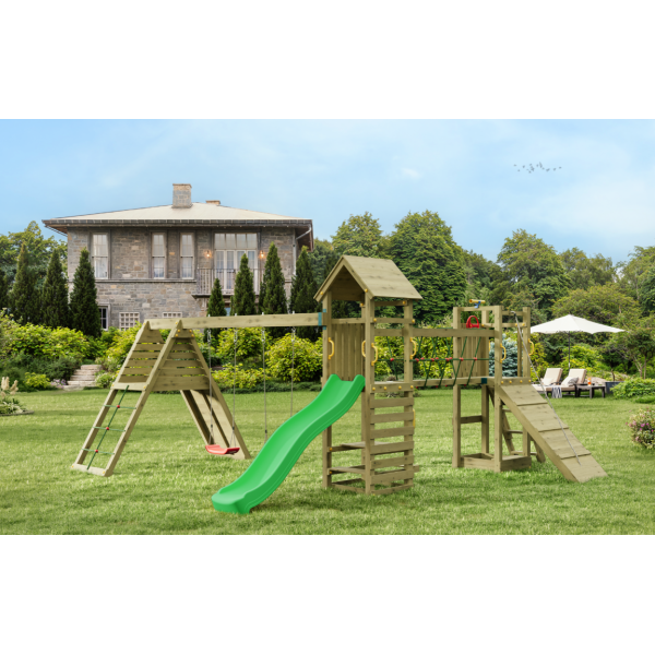 Carnival leget�rn trykimpr�gneret med gr�n rutsjebane