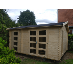 Copenhagen redskabsskur i ubehandlet p 16m2