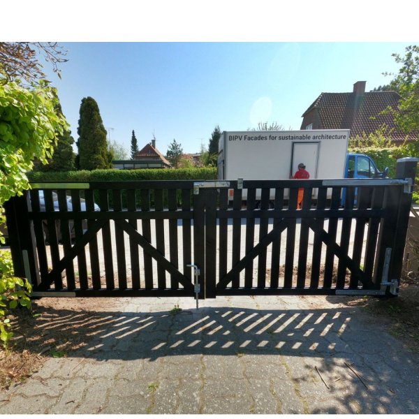 Country dobbeltlåge i sort 300x96cm (BxH)