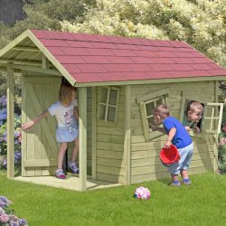 FRDIG SAMLET:Slvklasse: Crazy Andy trlegehus  3,6m2 inkl. udhng