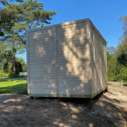 Cubo havehus model 3 på 7,65m2 i ubehandlet træ