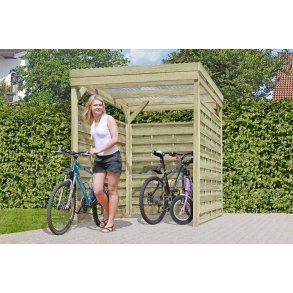 Cykelskur p ca. 4m2 model 