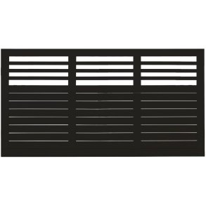 Decora system hegn 180x95cm i sort 