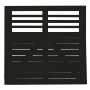 Decora system lge 100x95cm i sort