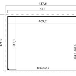 Hjemsted Eksklusiv anneks/havehus model 2.1 i ubehandlet p 12,82m2
