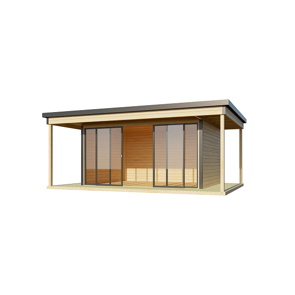 Hjemsted Eksklusiv anneks/havehus model 7 i ubehandlet p 22,38m2