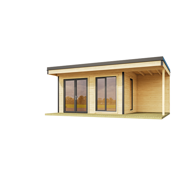 Hjemsted Eksklusiv anneks/havehus model 9 i ubehandlet p 11,39m2 + udhng