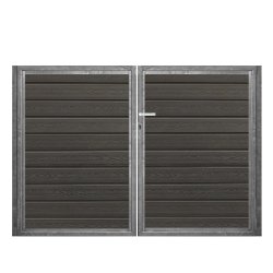 K2 komposit dobbeltlge ex. stolper 200cm i bredden x den valgte hjde