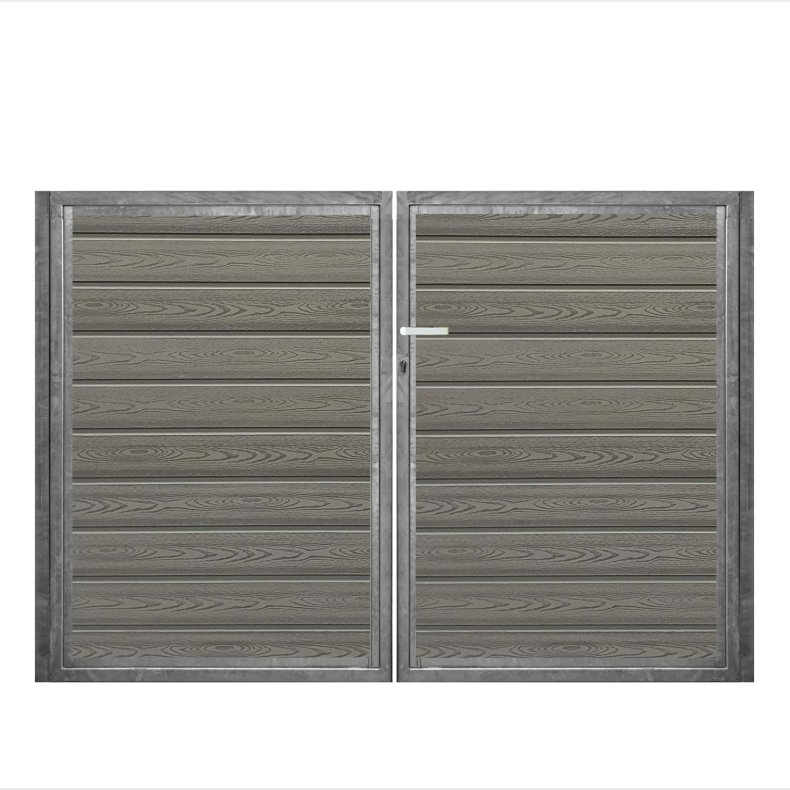 K2 komposit dobbeltlge ex. stolper 200cm i bredden x den valgte hjde