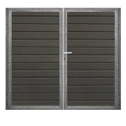 K2 komposit dobbeltlge ex. stolper 200cm i bredden x den valgte hjde