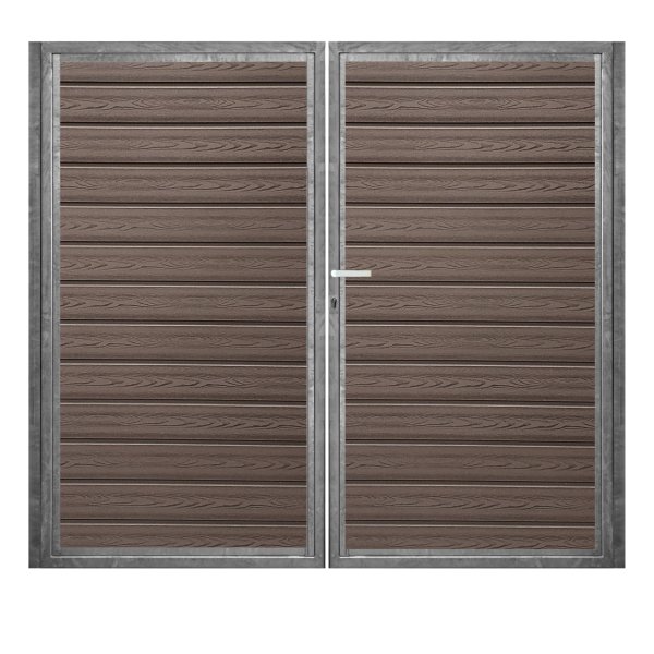 K2 komposit dobbeltlge ex. stolper 200cm i bredden x den valgte hjde