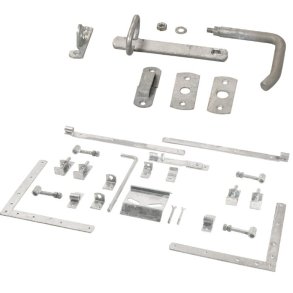 Lgebeslag til dobbeltlger - m/justérbare stabler og stalddrsgreb