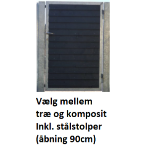 Enkeltlge med rukols i bredde 90cm
