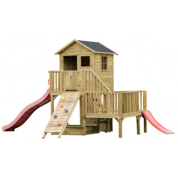 Legehus Holger p stolper  et komplet legeunivers til haven