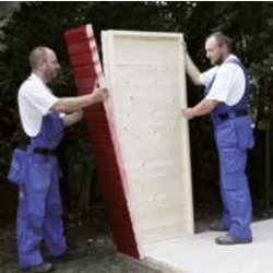 Udstillingsmodel kun til afhentning: Redskabsskur 4,7m2 i elementer model Hjemsted budget