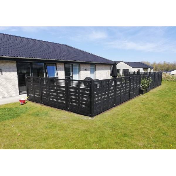 Silence hegn i sort 176x140cm (BxH)