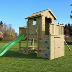 Multifort leget�rn trykimpr�gneret med gr�n rutsjebane