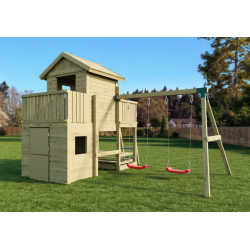 Multifort leget�rn trykimpr�gneret med gr�n rutsjebane