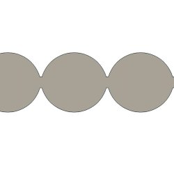 Rafte hegnsprofil brun trykimprgneret